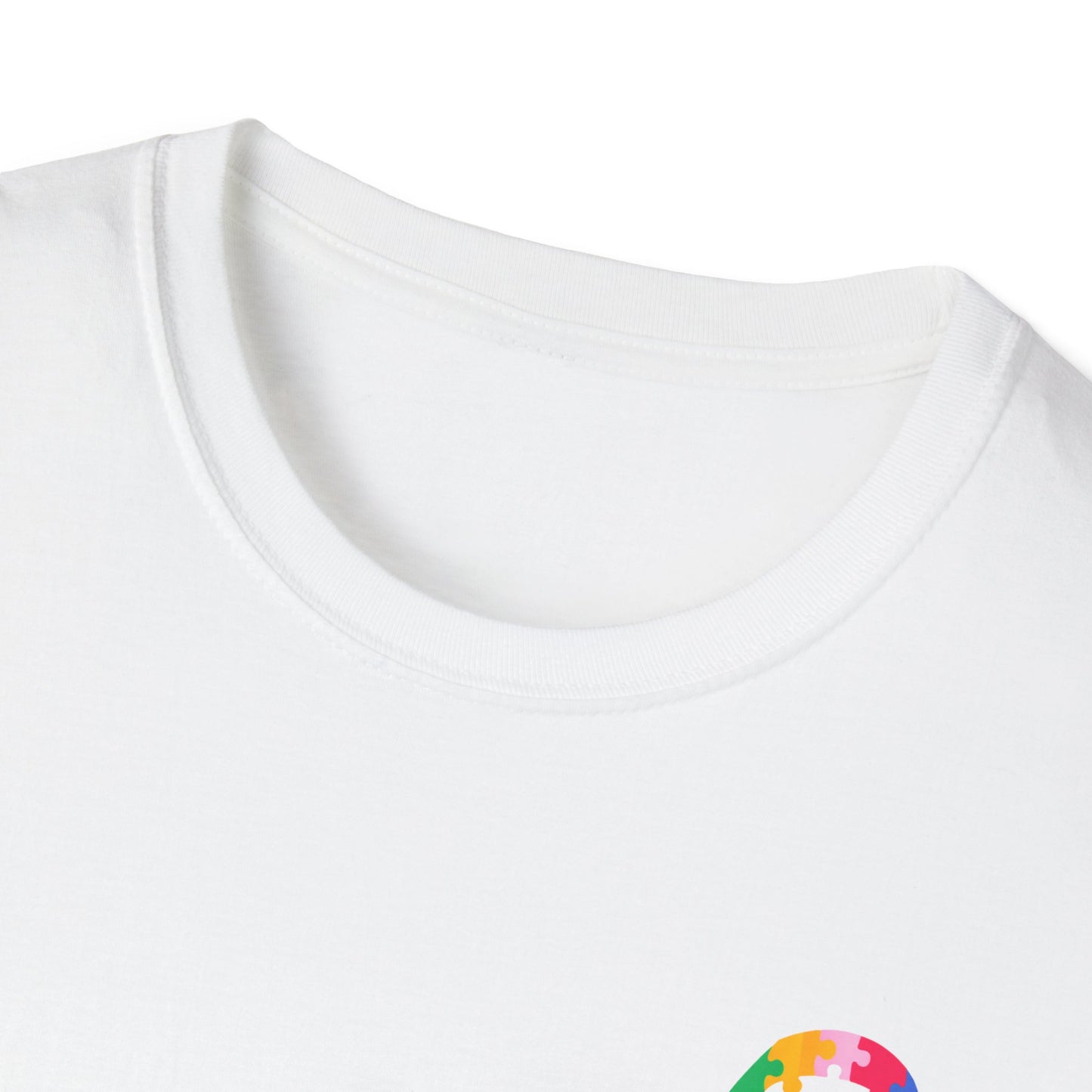 Autism Puzzle Piece & Ribbon T-Shirt — Awareness Collection