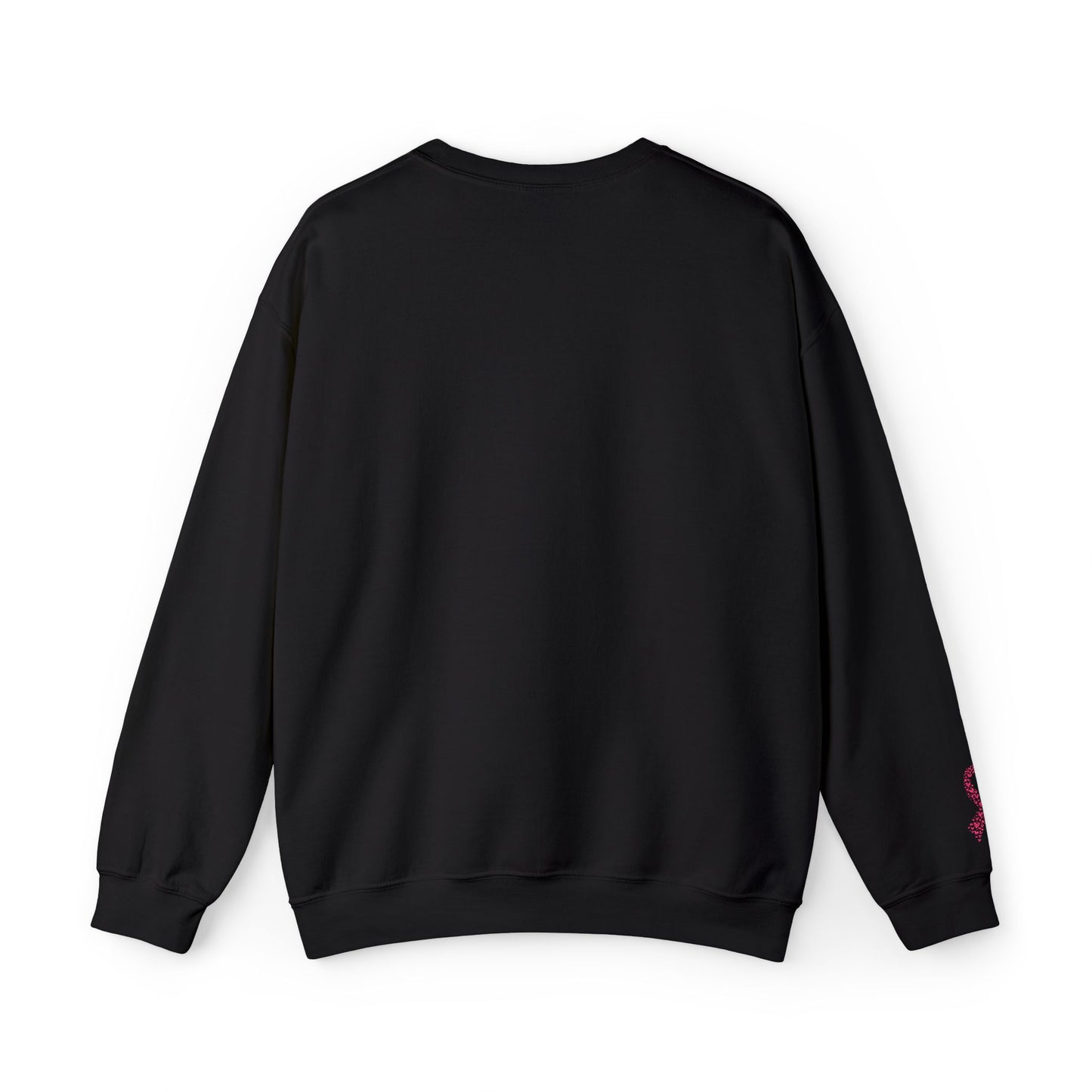 Embroidered Pink Ribbon Awareness Sweatshirt - Cozy Unisex Crewneck