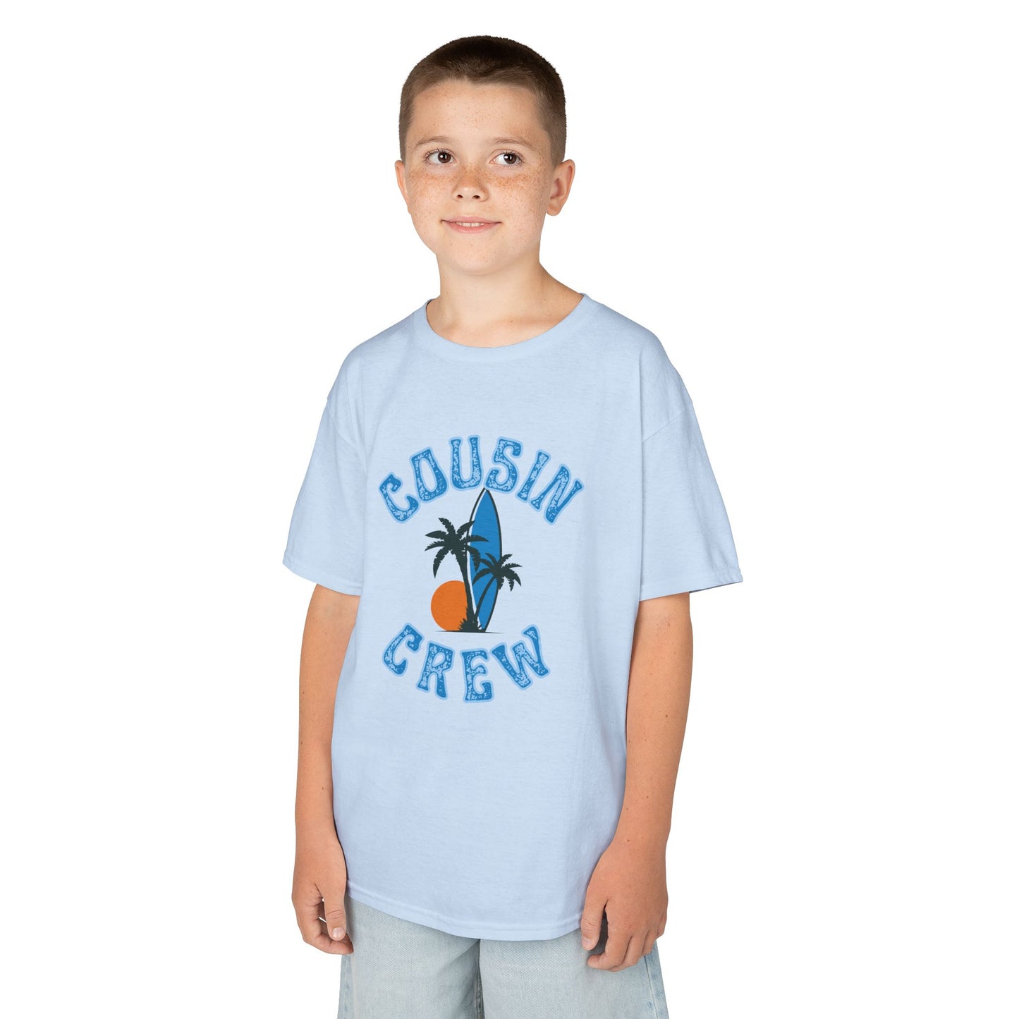 Cool Cousin Crew Kids Tee - Summer Fun, Family Gatherings, Beach Days, Mini Collection