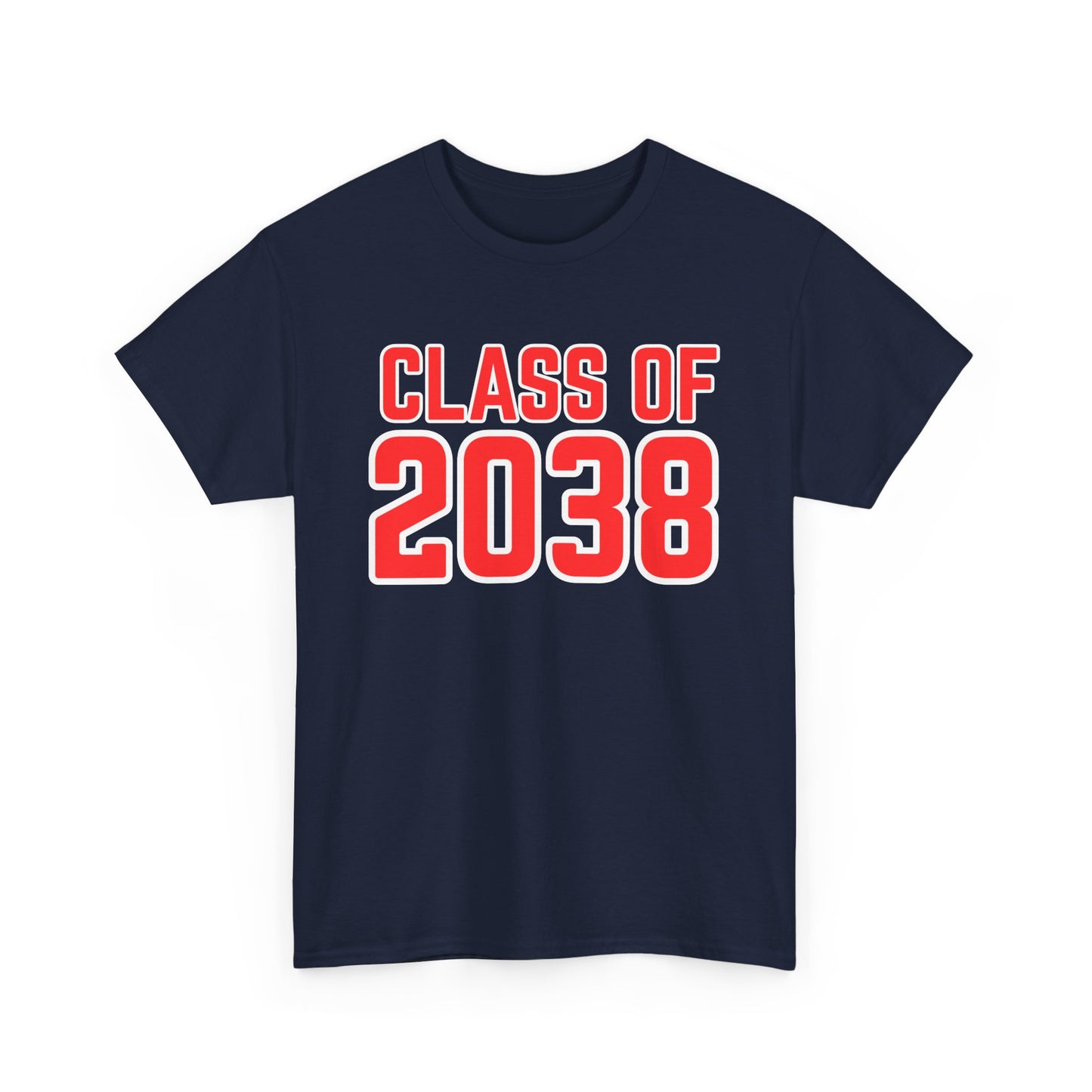 Class of 2038 Unisex Heavy Cotton Tee- Back to School- Grow With Me