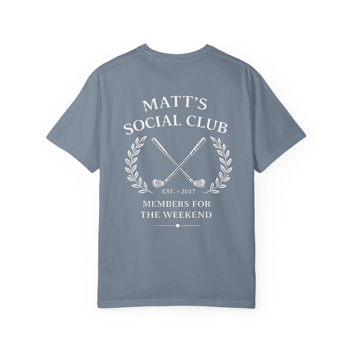 Matt's Social Club T-Shirt — Personalized