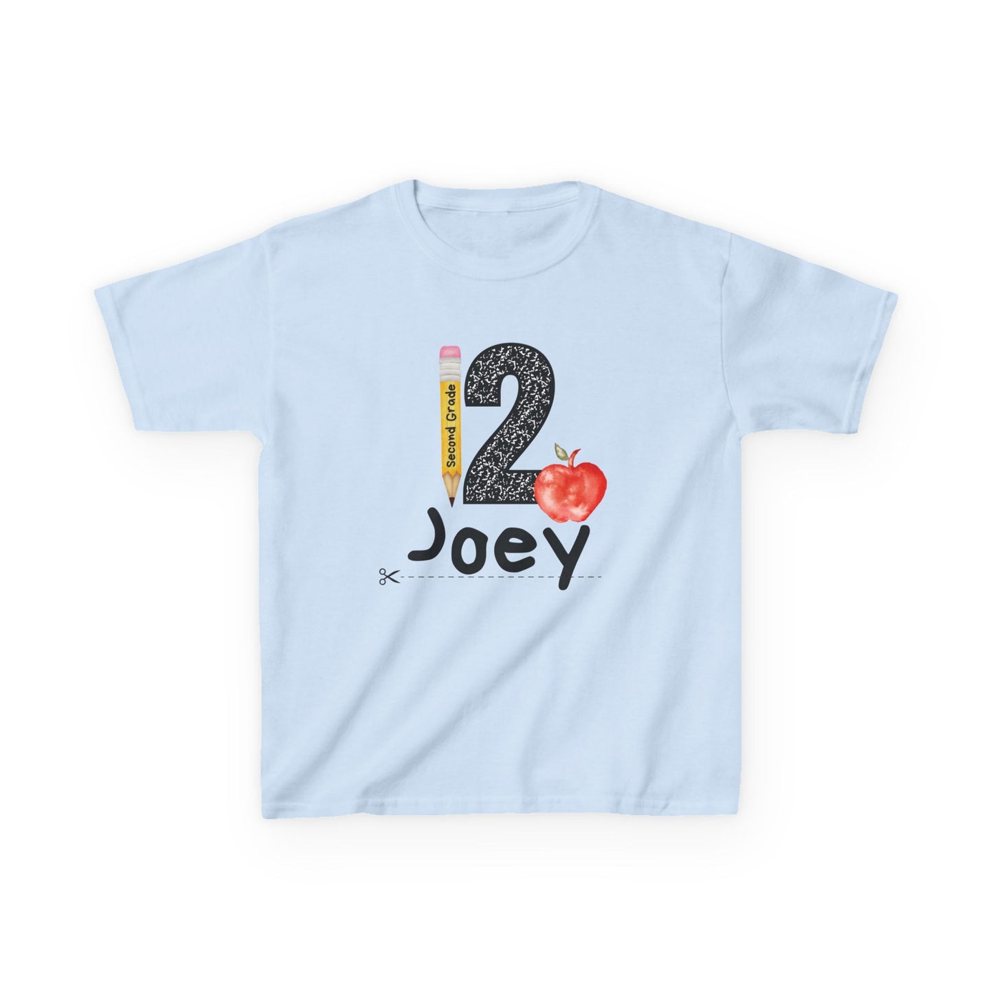 2nd Grade- Personalized Kids Tee - Back to School
