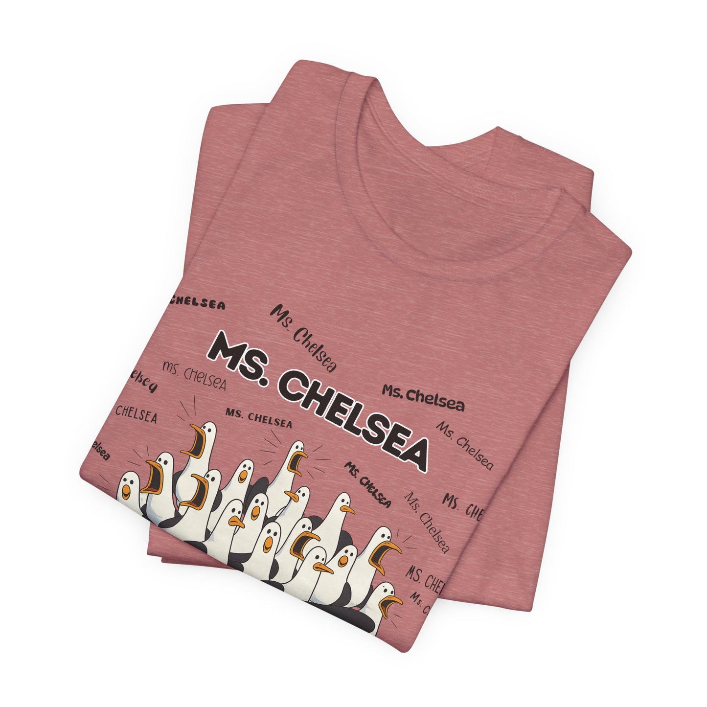 Ms. Chelsea- Penguin Choir T-Shirt — Funny Teacher Personalized Tee
