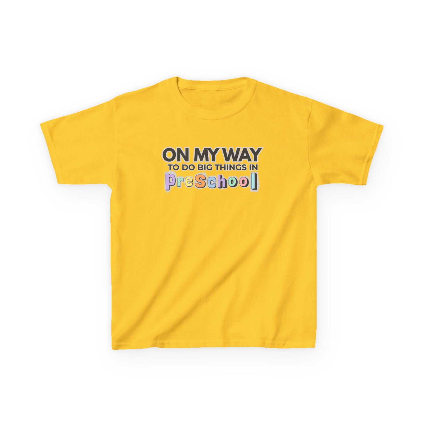 Big Things in PreSchool- Kids Back to School Shirt