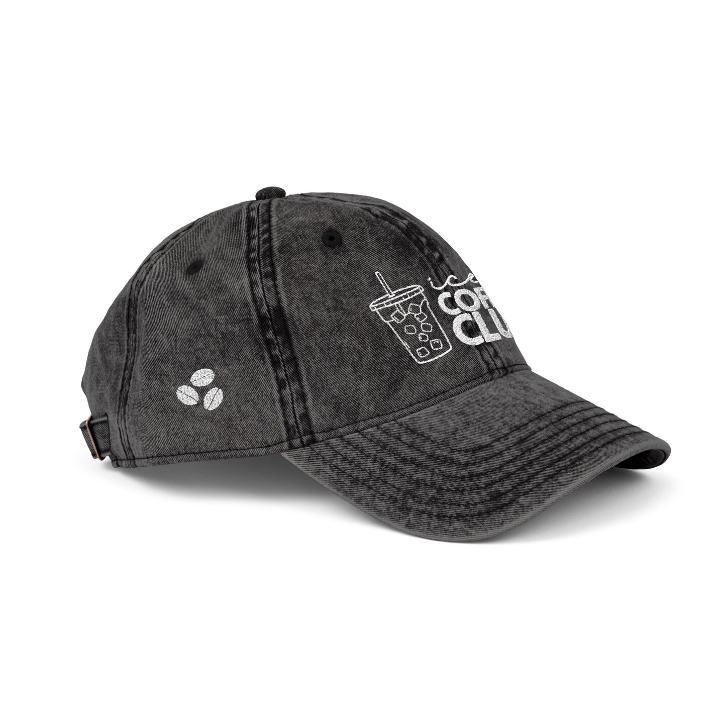 Vintage Coffee Club Cap - Stylish Embroidered Hat for Coffee Lovers