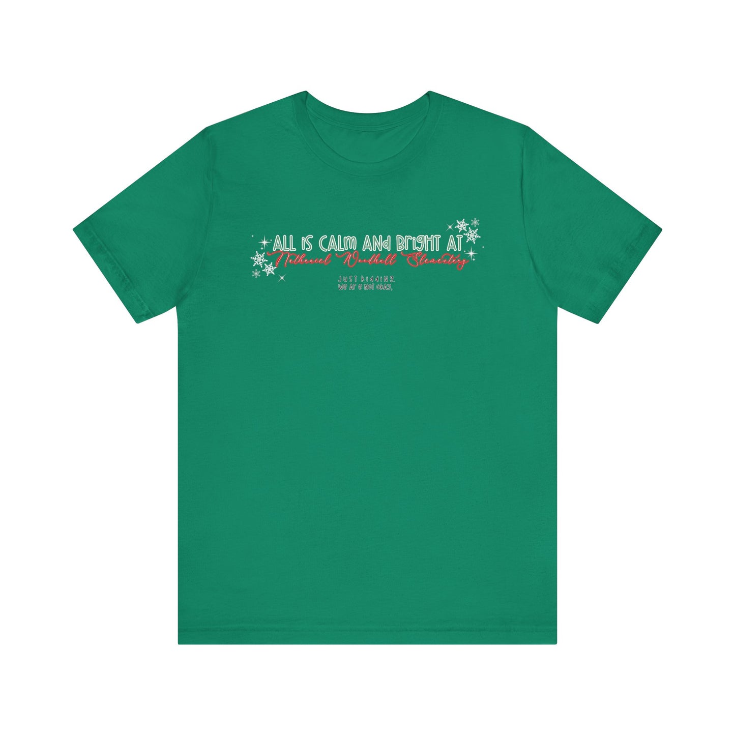 All is calm at Woodhull— Christmas Unisex T‑Shirt