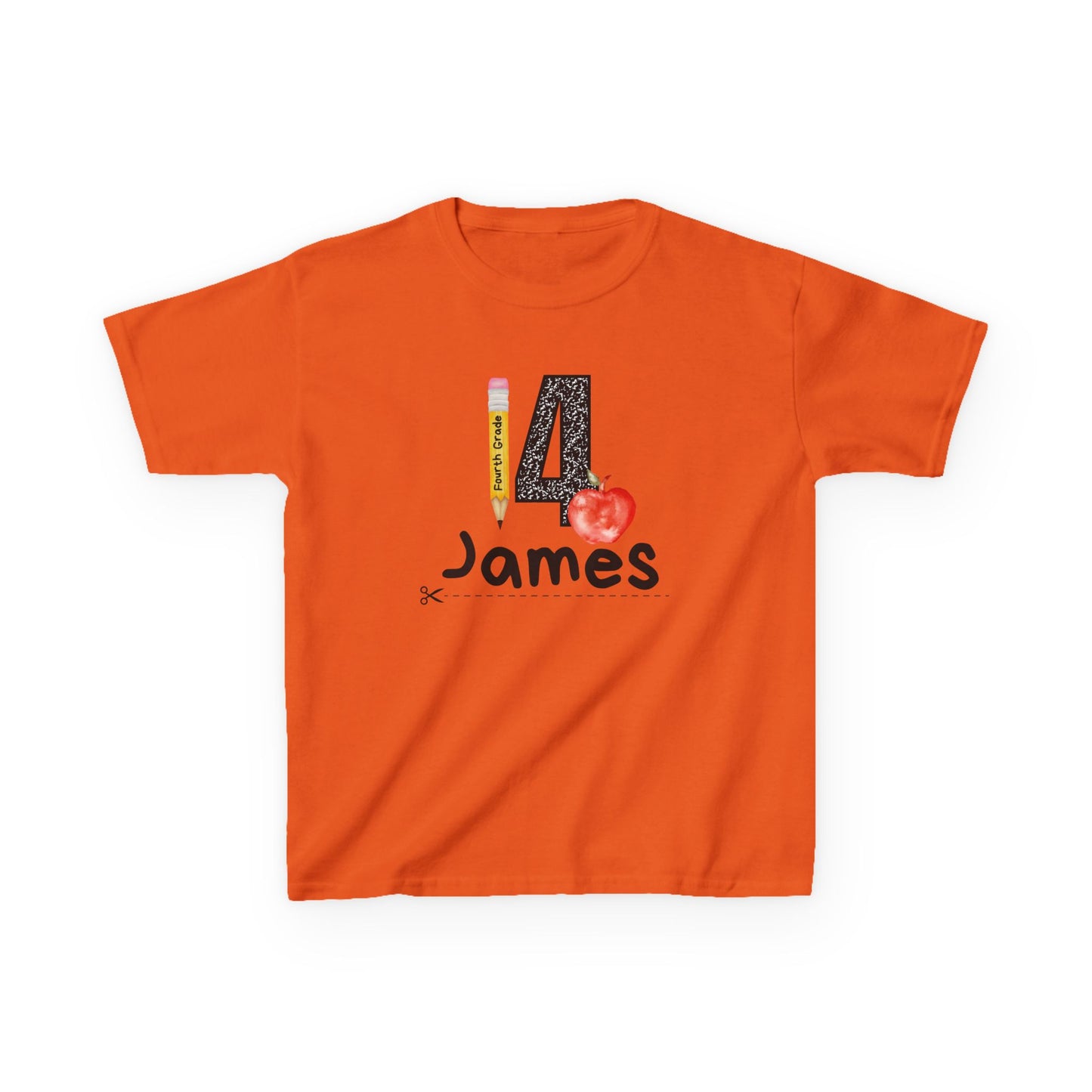 4th Grade- Personalized Kids Tee - Back to School