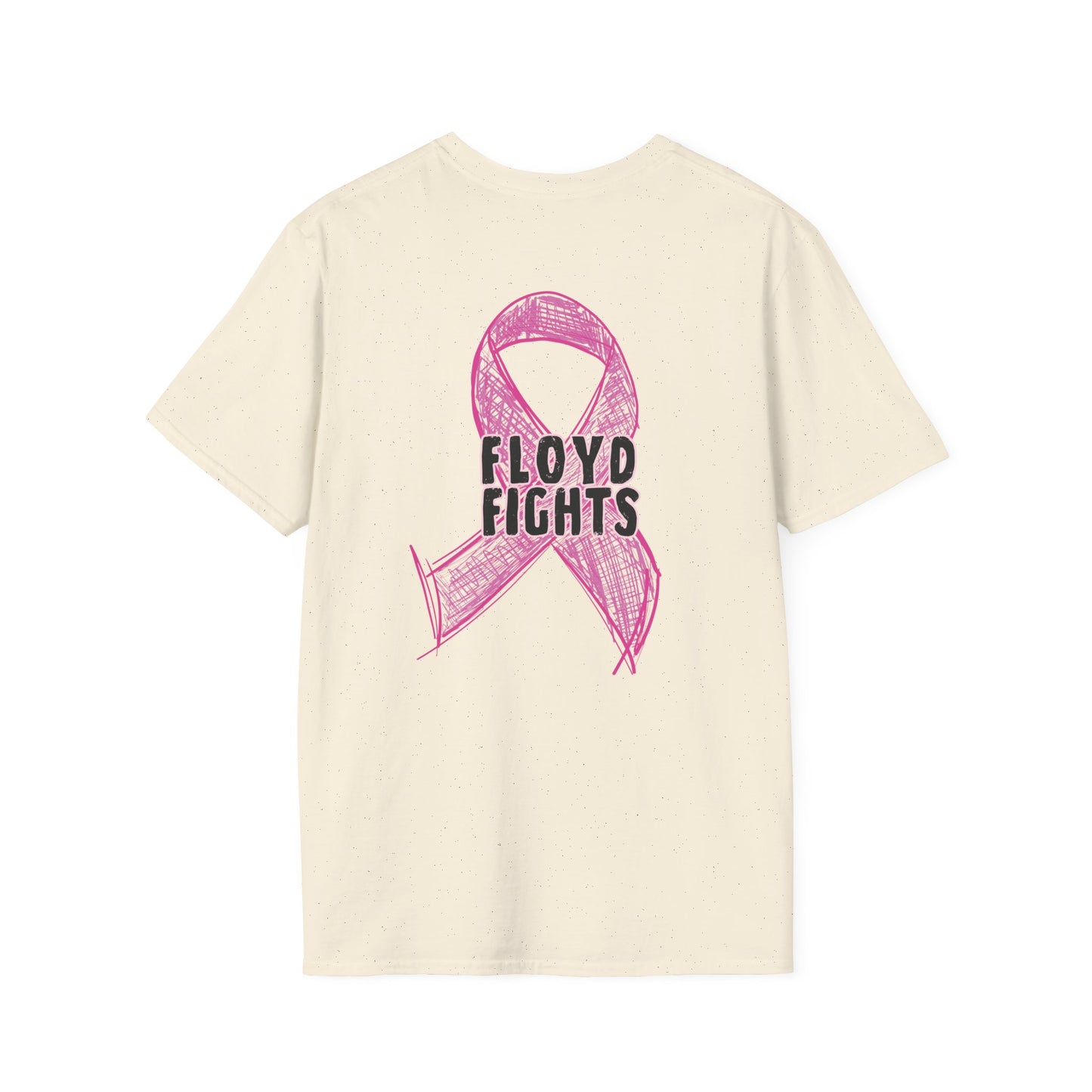 FLOYD FIGHTS Ribbon Breast Cancer Awareness T-Shirt | Softstyle Tee