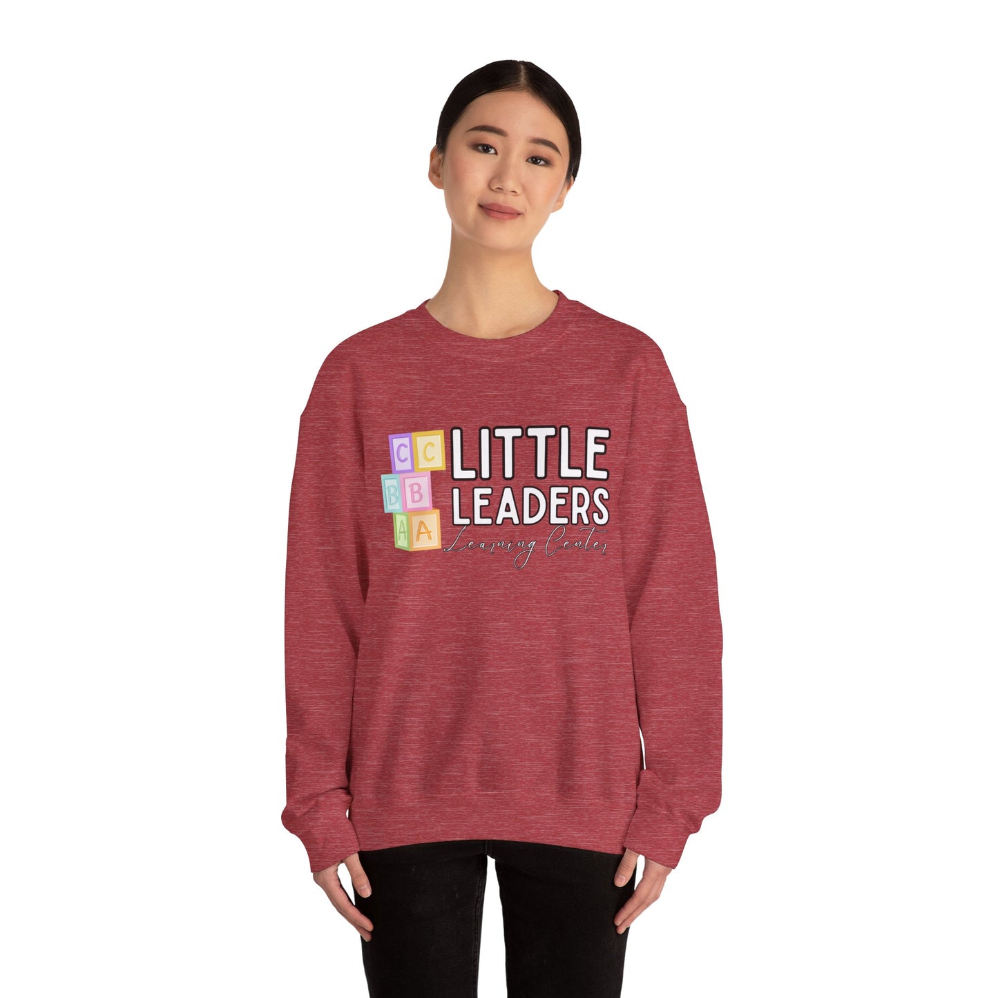 Little Leaders w/ Blocks Crewneck Unisex Sweatshirt