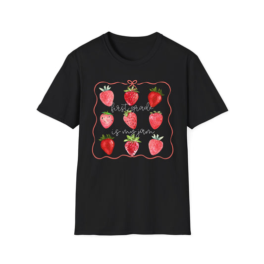 1st Grade is my Jam- Unisex Softstyle T-Shirt- Back to School
