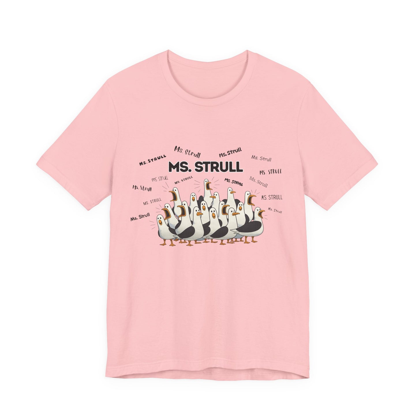Mrs. Strull Penguin Choir T-Shirt — Funny Teacher Personalized Tee