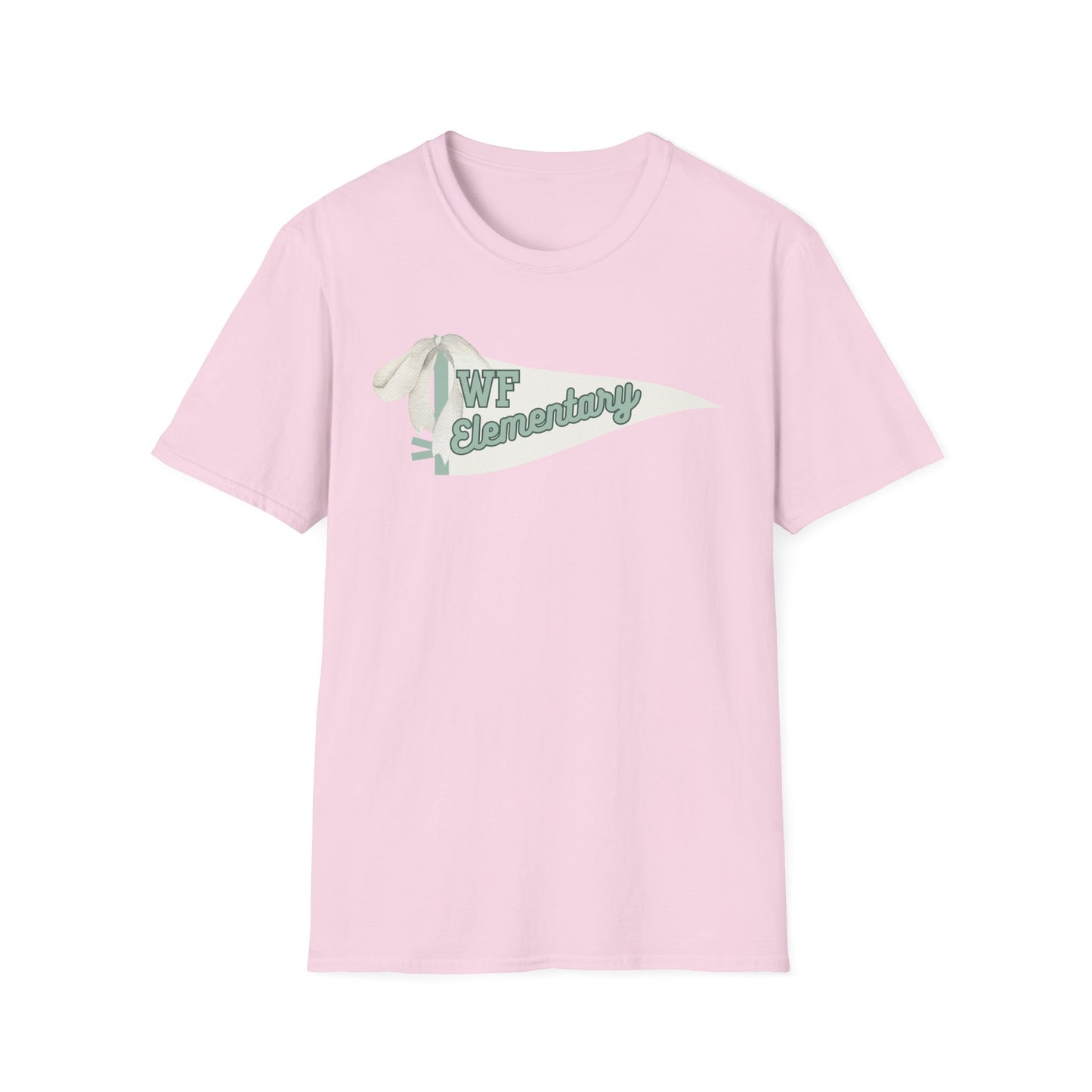 WFE Pennant Unisex Softstyle Graphic Tee with Vintage Design