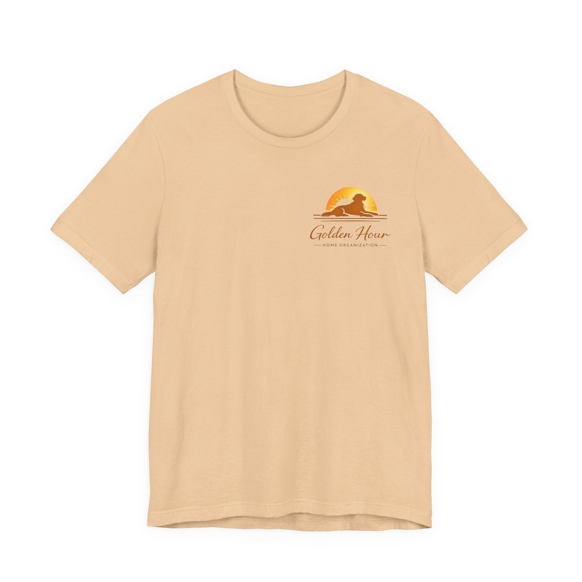 "Golden Hour Home Organization"Logo T-Shirt—  Personalized