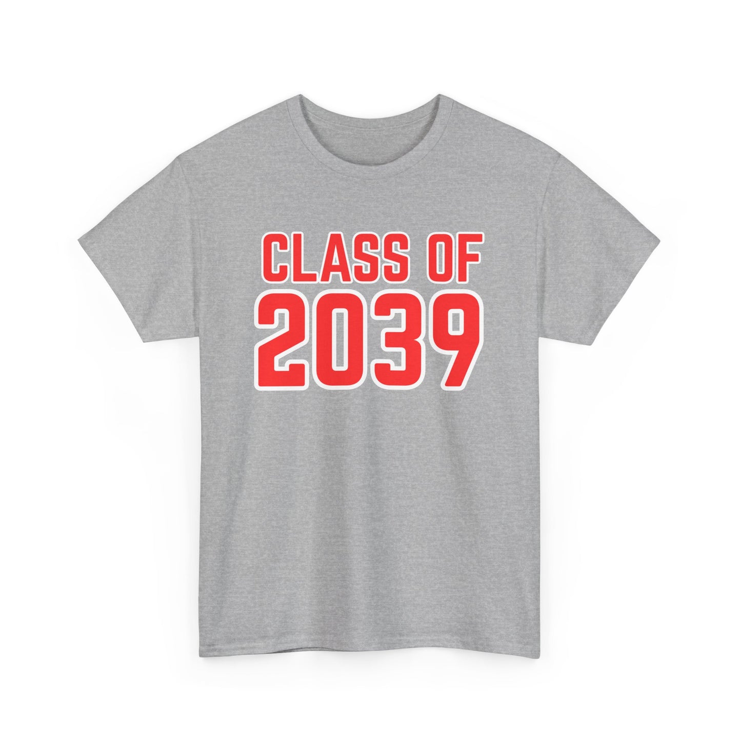 Class of 2039 Unisex Heavy Cotton Tee- Back to School- Grow With Me