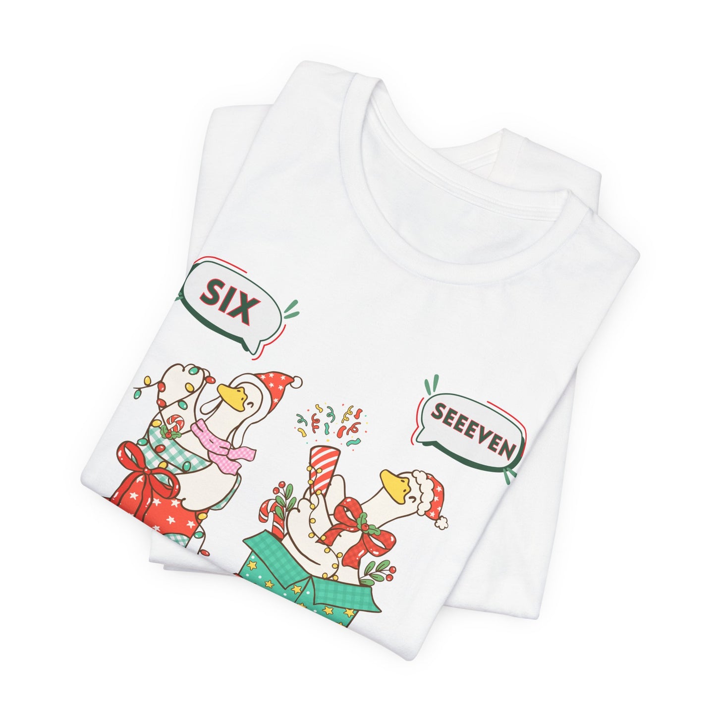 Festive Silly Goose 6-7— Christmas Unisex T‑Shirt