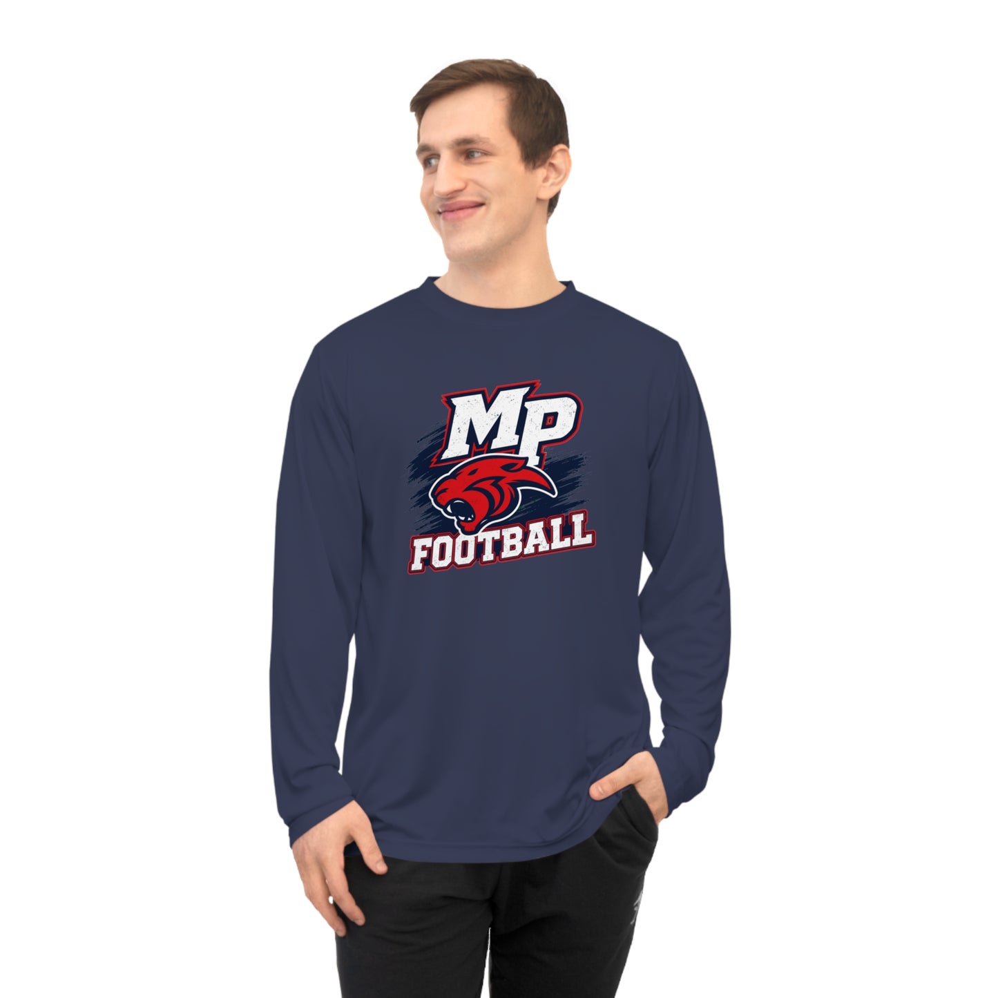 MP Football Long Sleeve Moisture Wicking Performance Shirt