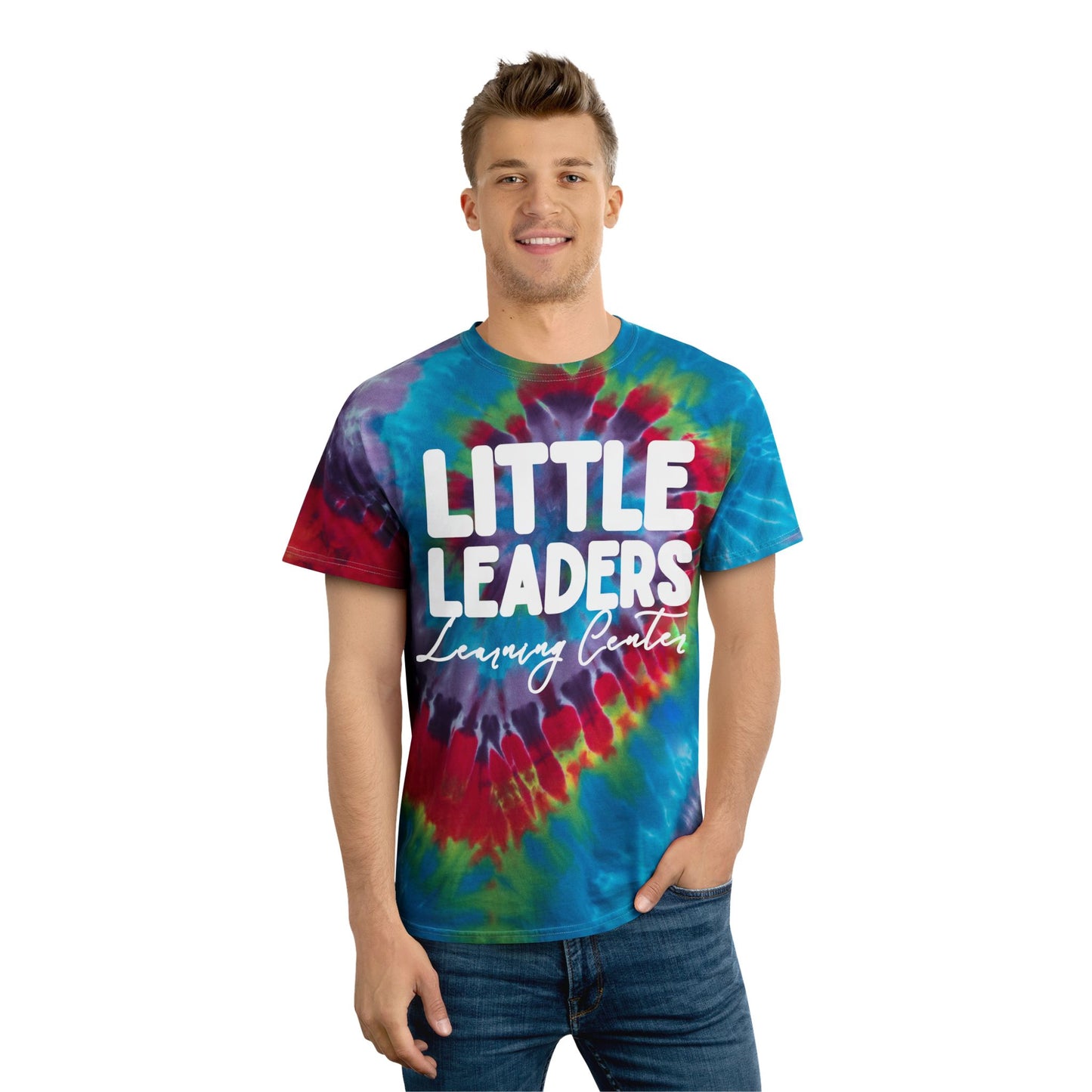 Little Leaders Learning Center Colorful Tie-Dye Tee