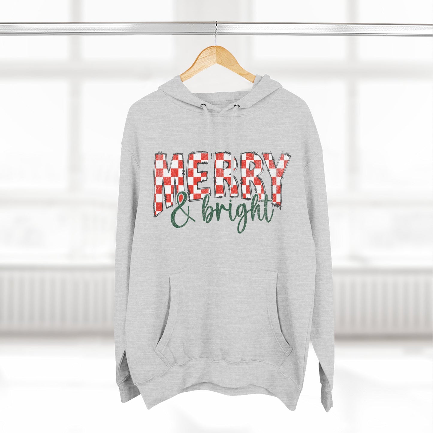 Merry & Bright Hoodie — Holiday Fleece