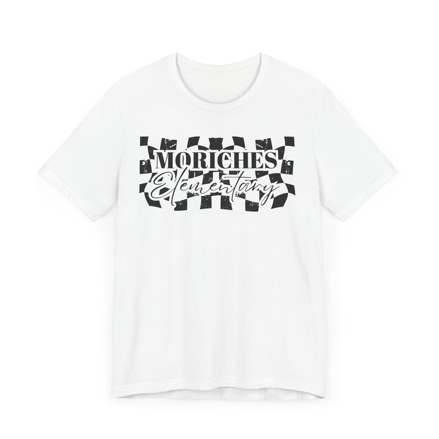 Moriches Checkered Logo Unisex Jersey Tee