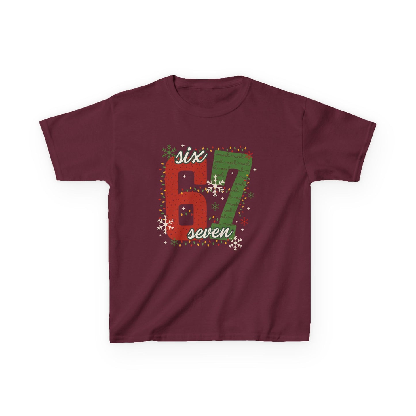 Kids '67' Christmas Number Graphic Tee — Youth- Christmas