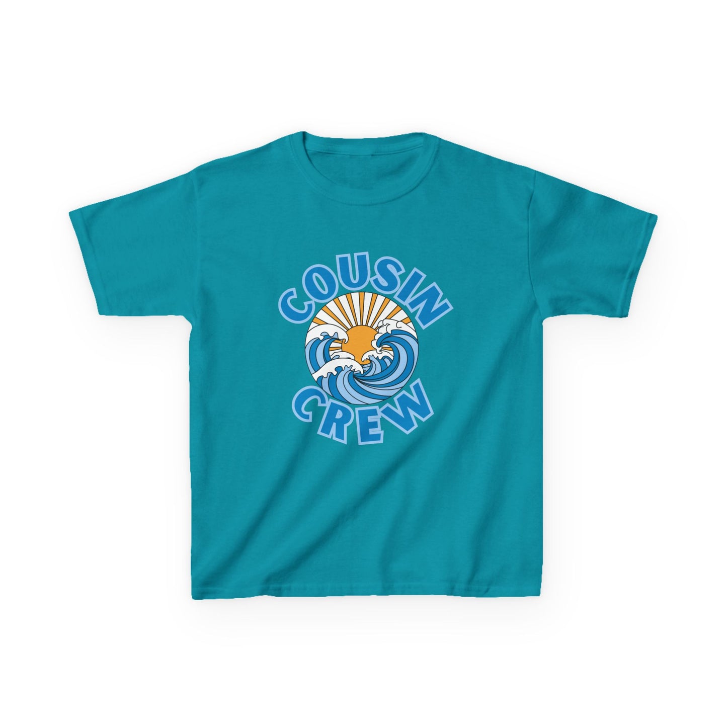 Cool Cousin Crew Kids Tee - Summer Fun, Family Gatherings, Beach Days, Mini Collection