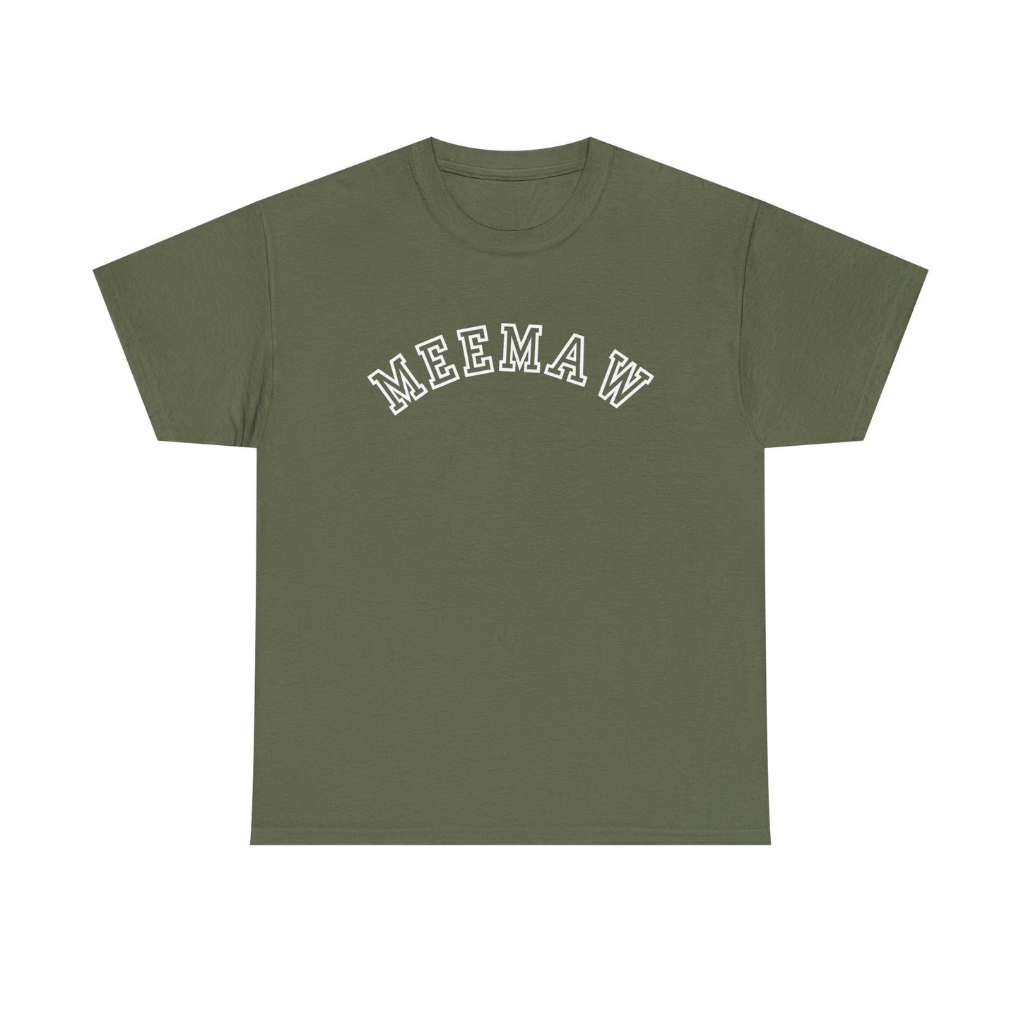 Meemaw- Unisex Heavy Cotton Tee - Comfortable Everyday Wear- Motherhood