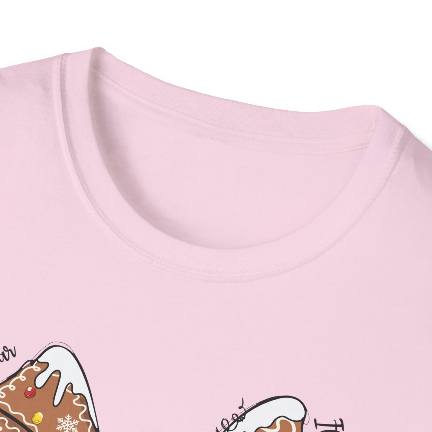 Gingerbread Bow- Christmas Unisex t-shirt