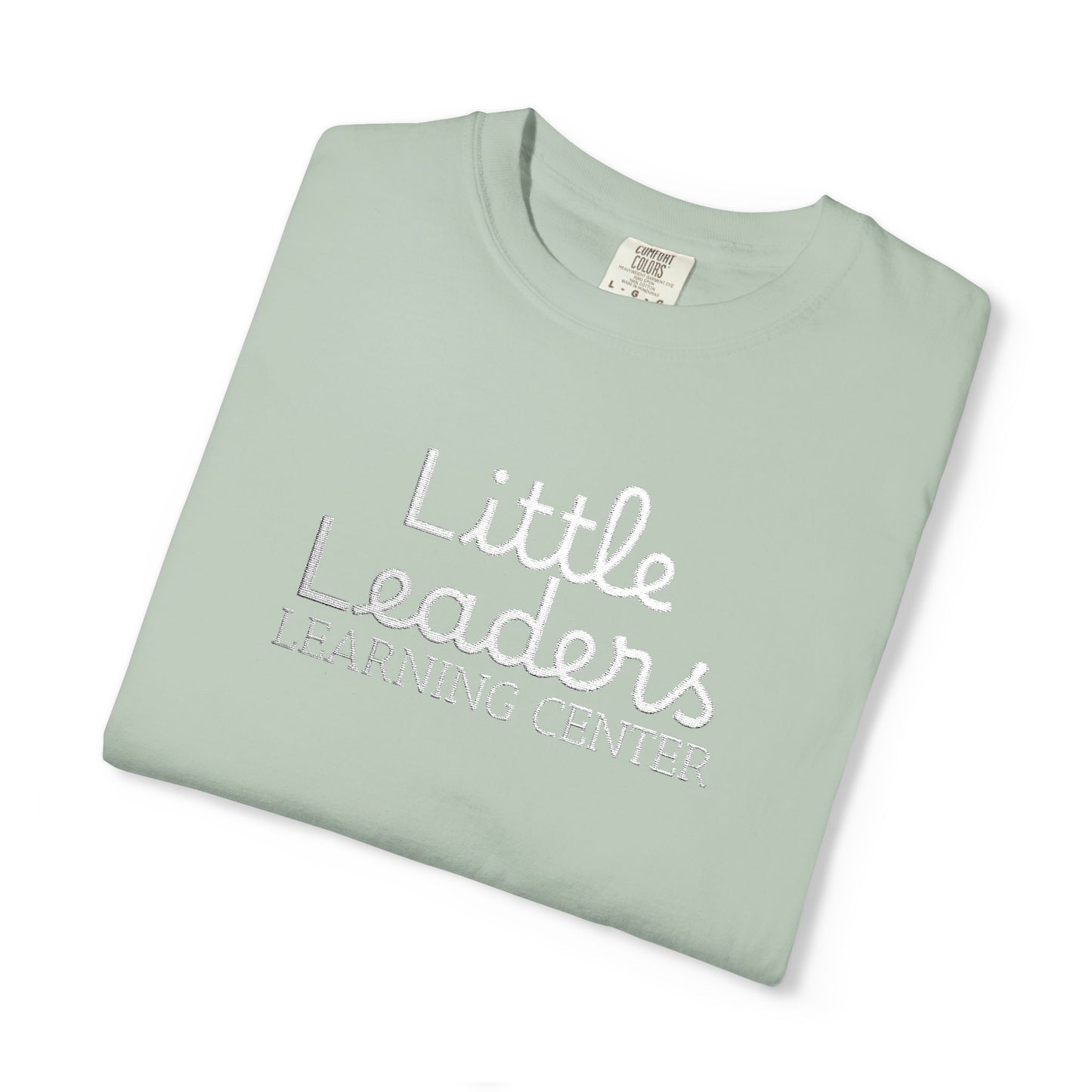 Little Leaders Full Embroidered Unisex Garment-Dyed T-Shirt