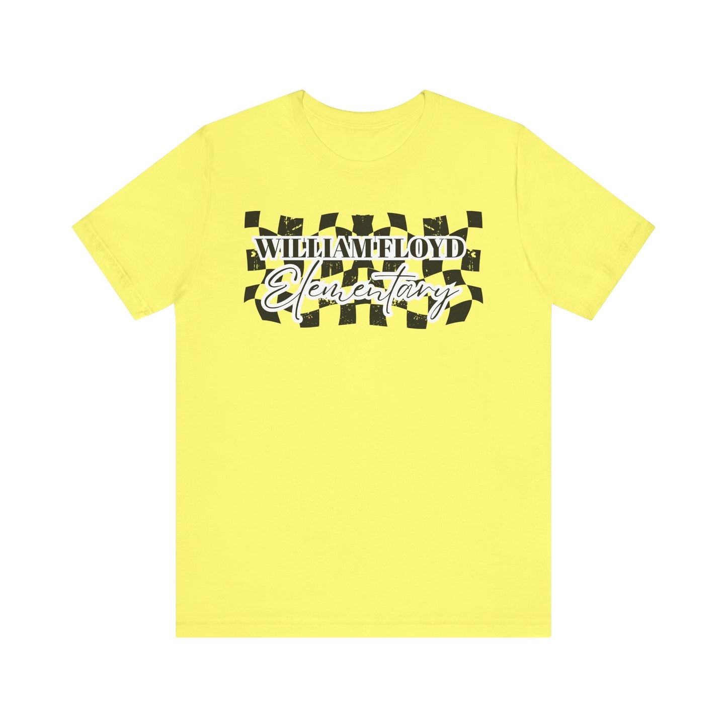 WFE Checkered Logo Unisex Jersey Tee