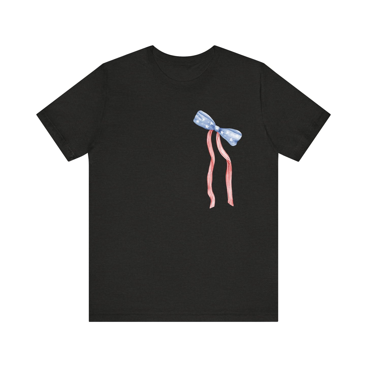 Land of the Free Tee with Bow | Perfect for all of America's Holidays