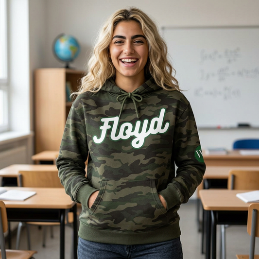 Floyd Strong- School Camo Hoodie