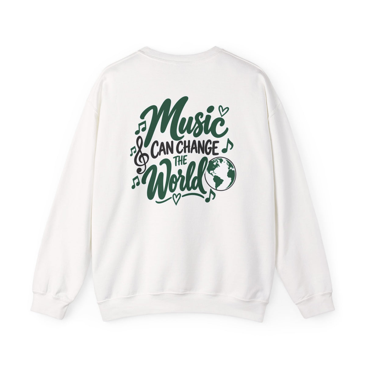Moriches Music Sweatshirt — "Music Can Change the World" Crewneck