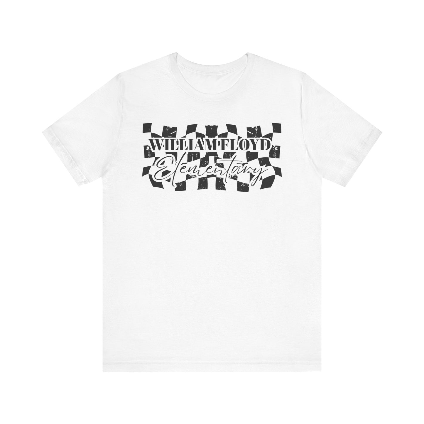 WFE Checkered Logo Unisex Jersey Tee