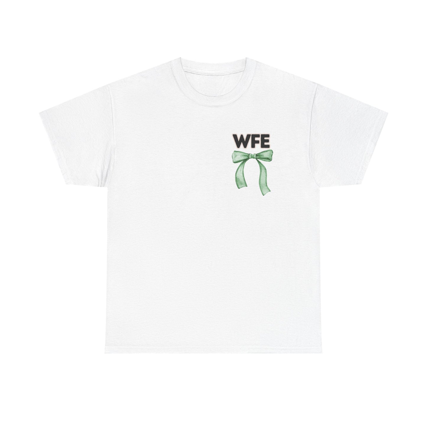 WFE Cafe Monitor and Bows- Unisex Heavy Cotton Tee with Bow Design