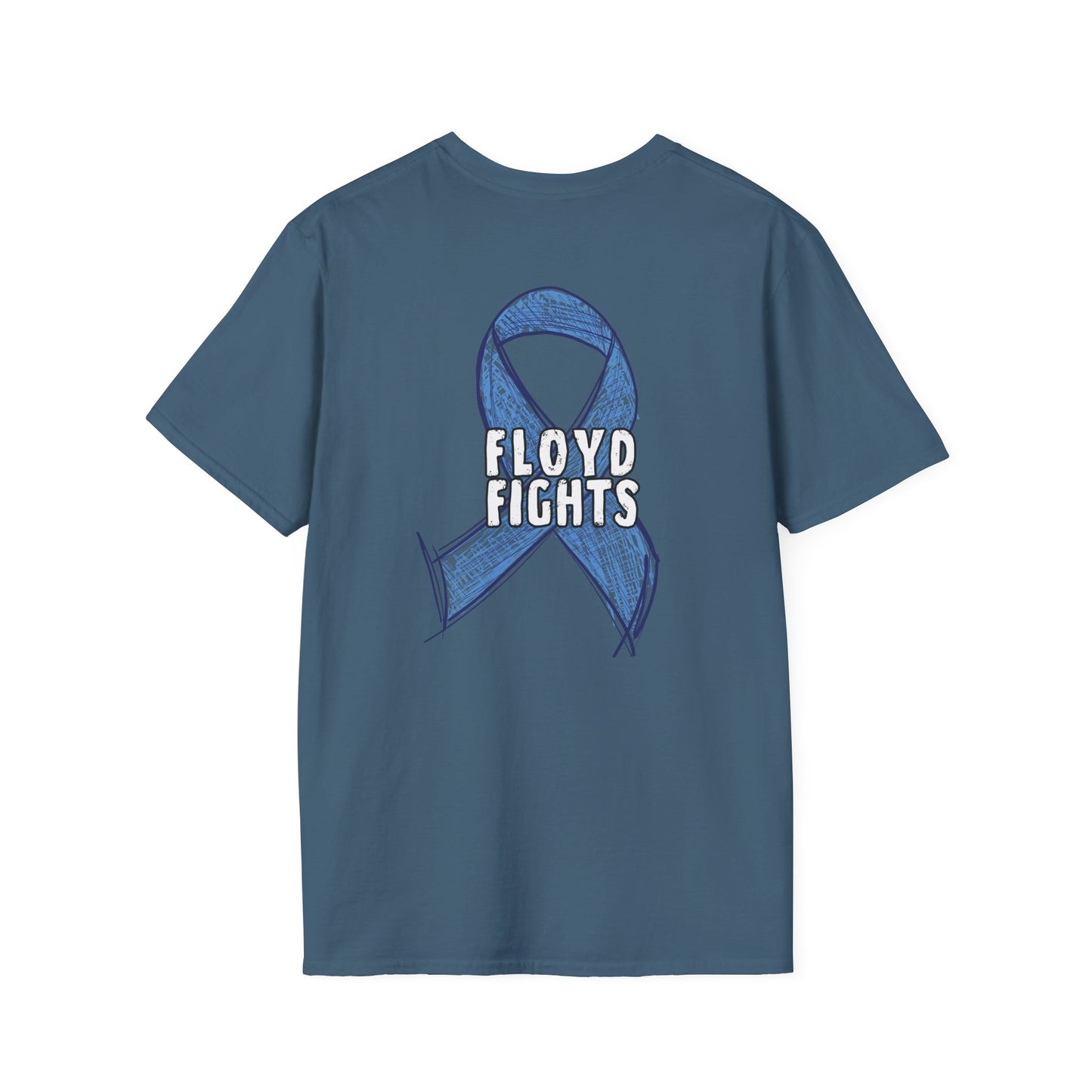 FLOYD FIGHTS Ribbon Diabetes Awareness T-Shirt | Softstyle Tee