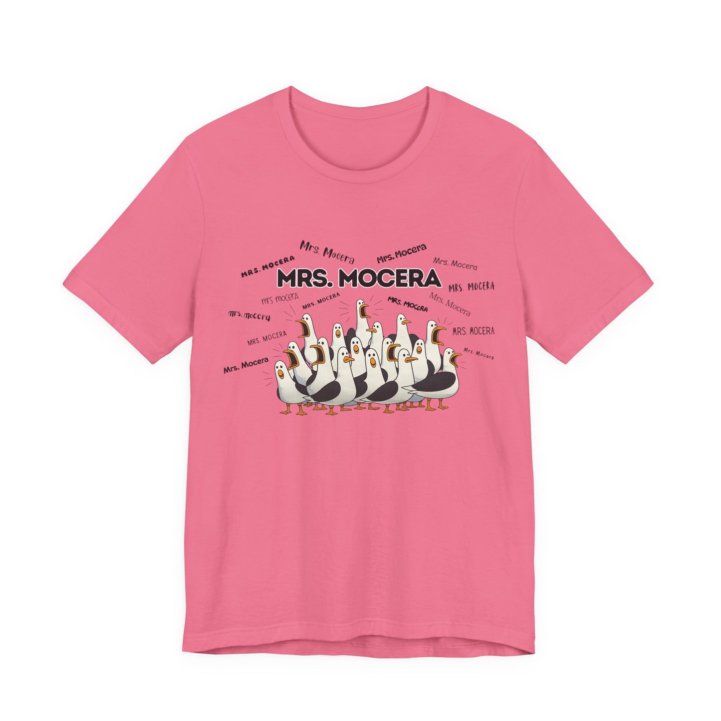 Mrs. Mocera- Penguin Choir T-Shirt — Funny Teacher Personalized Tee