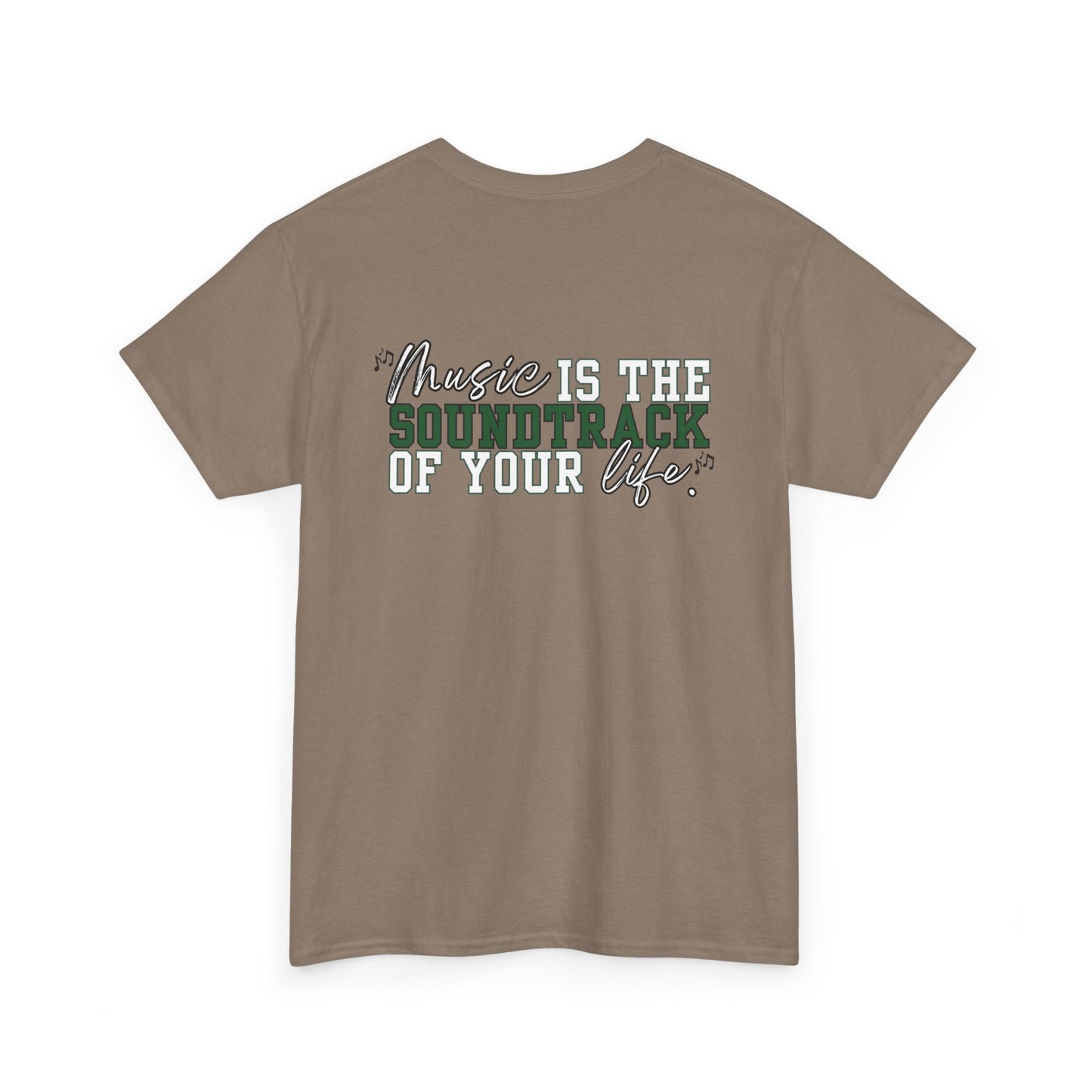 Floyd Music Heavy Cotton Tee - "Music is the Soundtrack of Your Life" Unisex T-Shirt- Floyd Strong