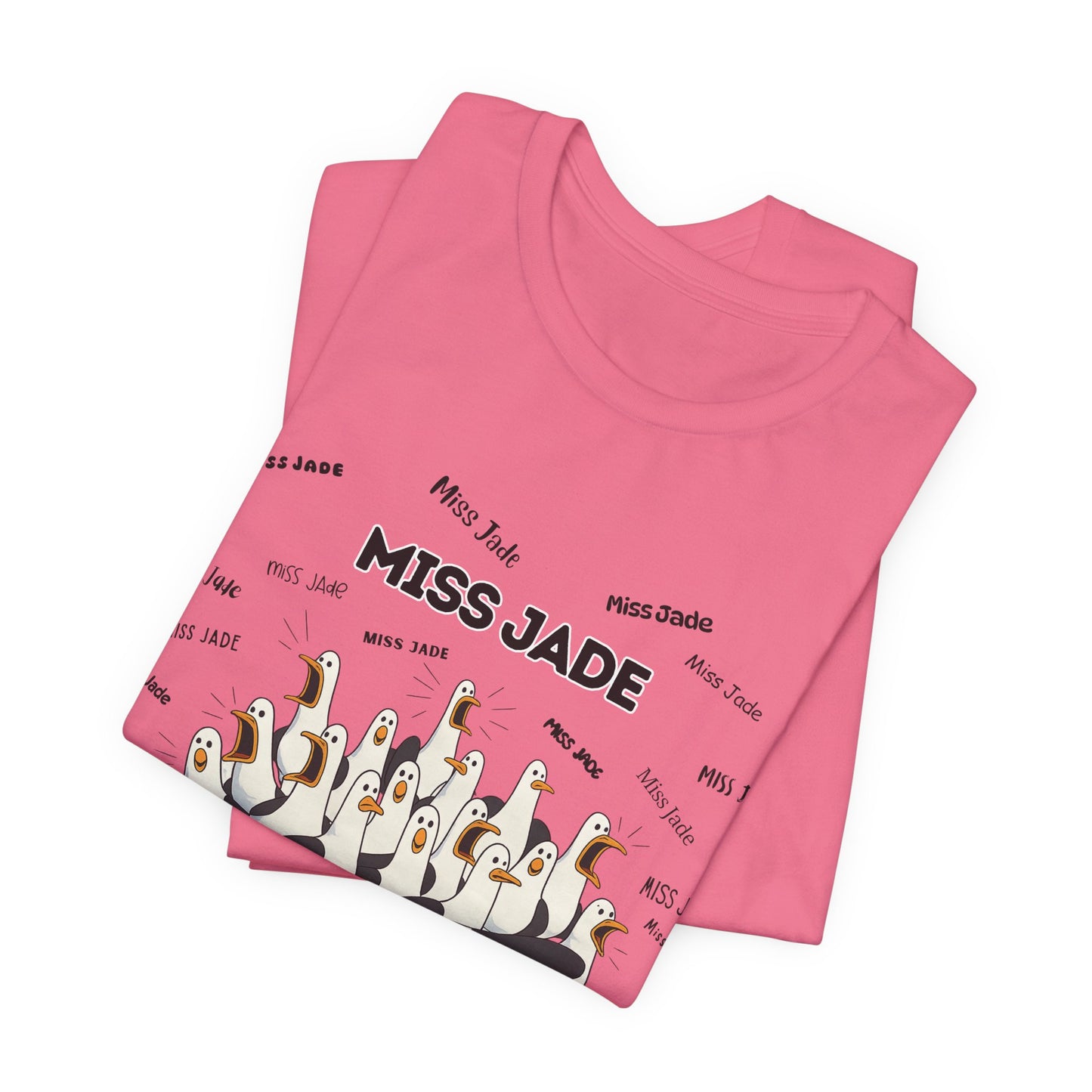 Miss Jade- Penguin Choir T-Shirt — Funny Teacher Personalized Tee