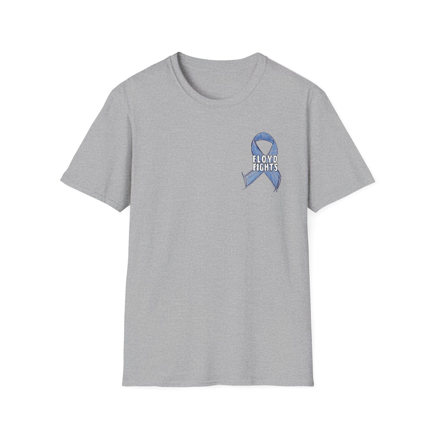 FLOYD FIGHTS Ribbon Diabetes Awareness T-Shirt | Softstyle Tee