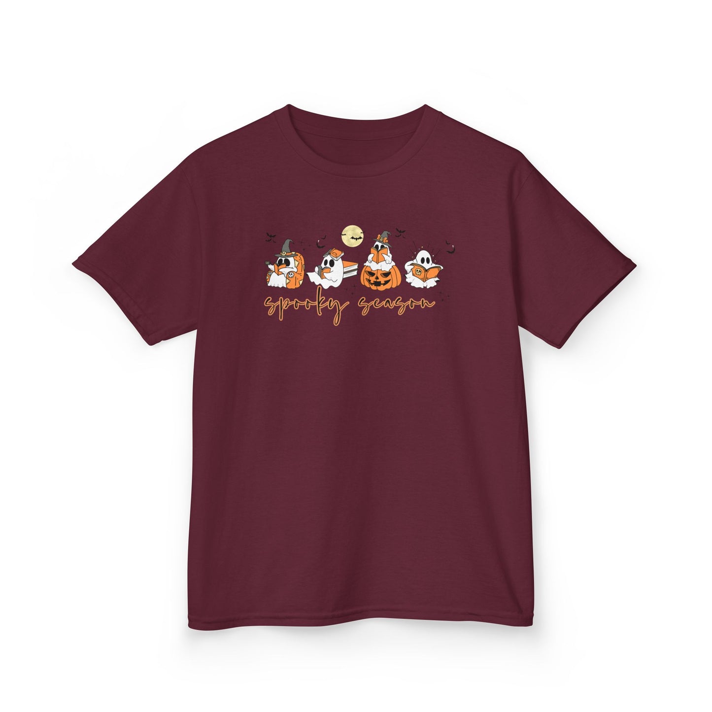 Spooky Season- Reading Ghosts- Halloween - Kids Cotton™ Tee