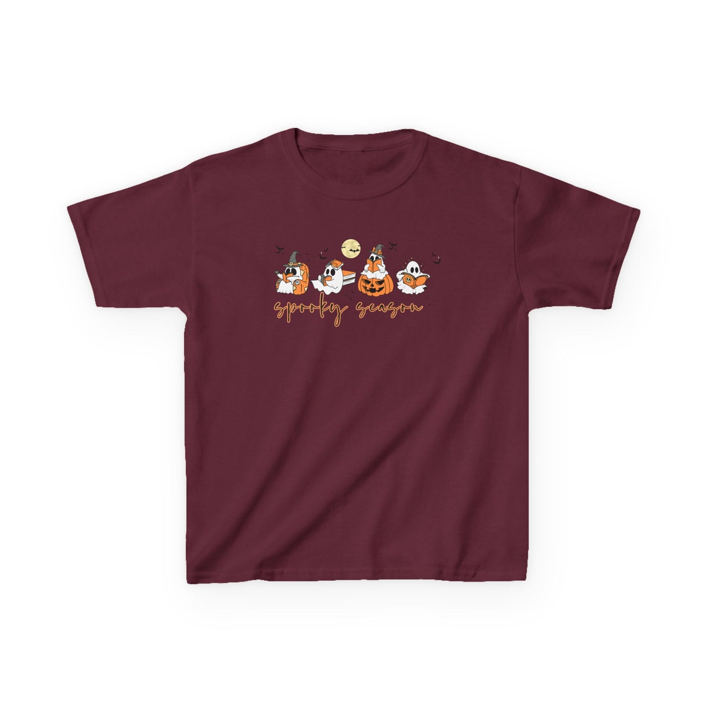Spooky Season- Reading Ghosts- Halloween - Kids Cotton™ Tee