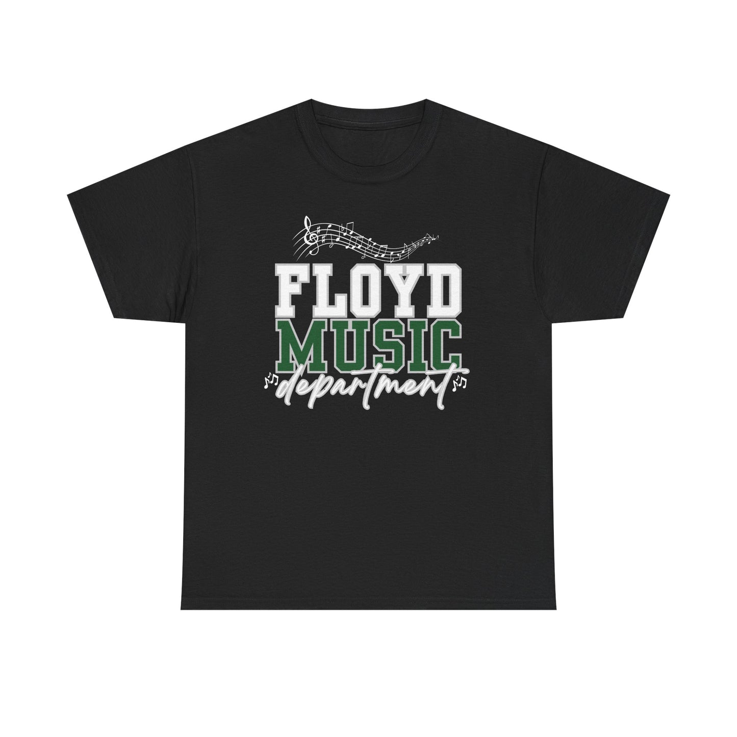 Floyd Music Heavy Cotton Tee - "Music is the Soundtrack of Your Life" Unisex T-Shirt- Floyd Strong