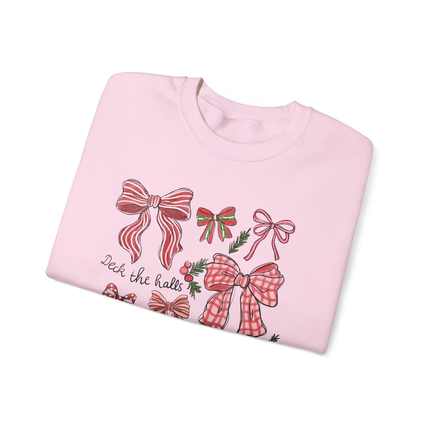 Holly Jolly Bows Christmas Crewneck