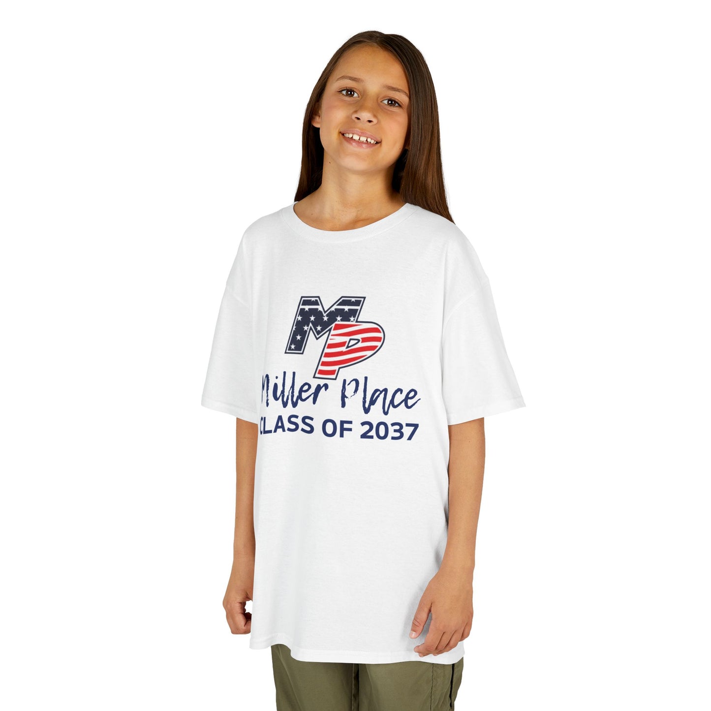 Miller Place Class of 2037 Kids Heavy Cotton Tee