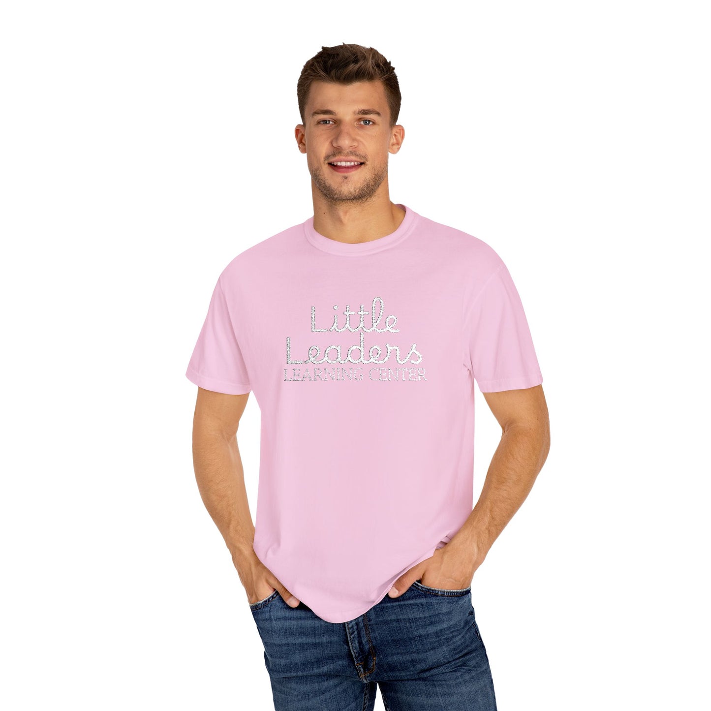 Little Leaders Full Embroidered Unisex Garment-Dyed T-Shirt