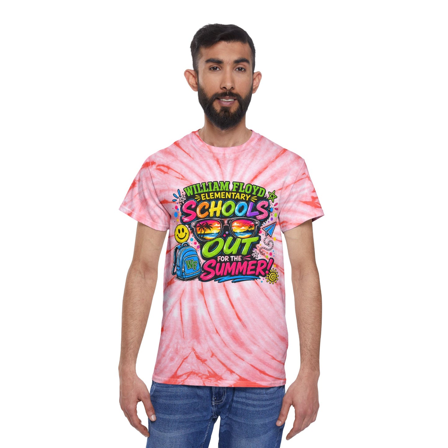 WFE Schools Out For Summer Tie-Dye Tee — “Officially Off Duty” Kids’ End-of-Year Shirt