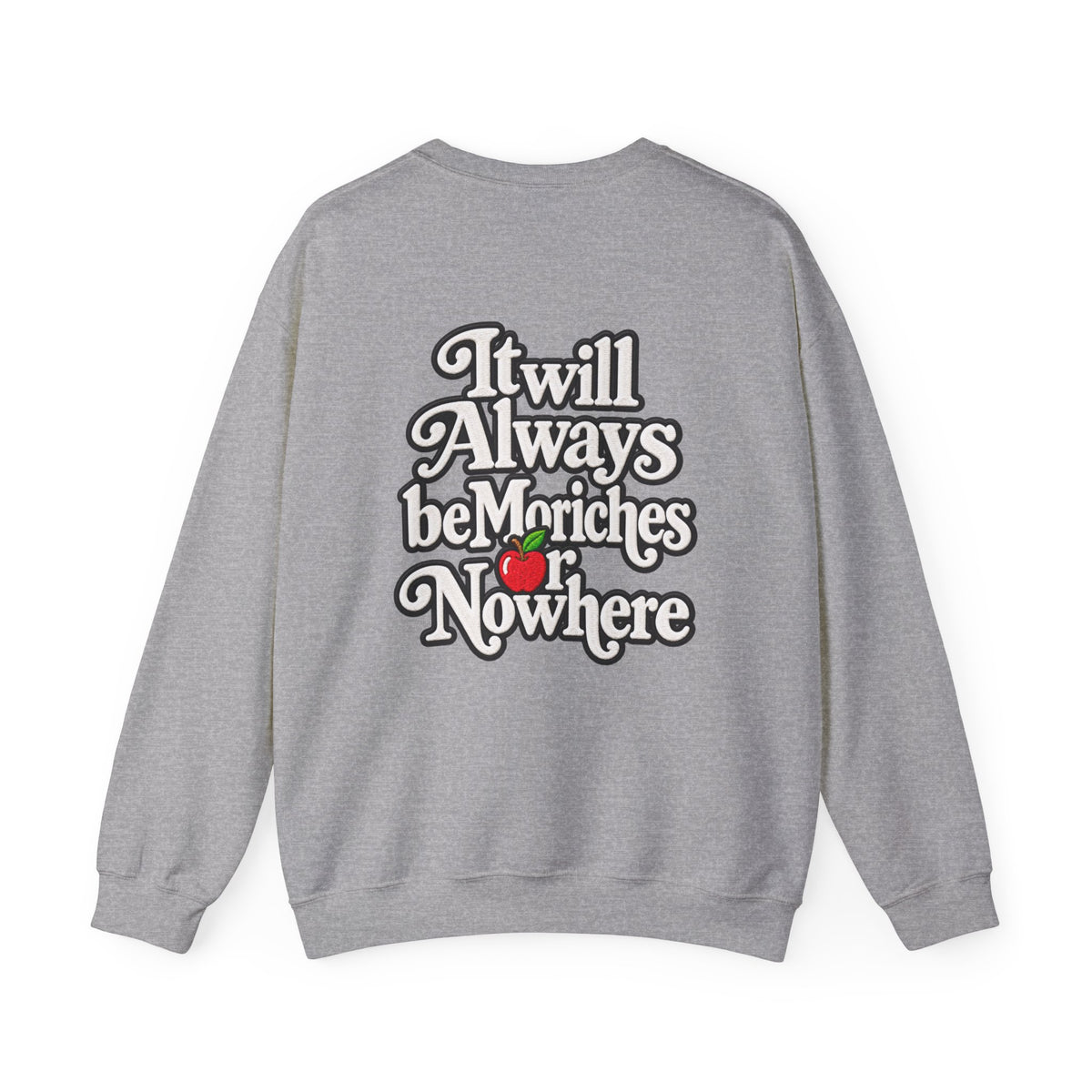 "MES or Nowhere w/ School Things" - Moriches Crewneck Sweatshirt