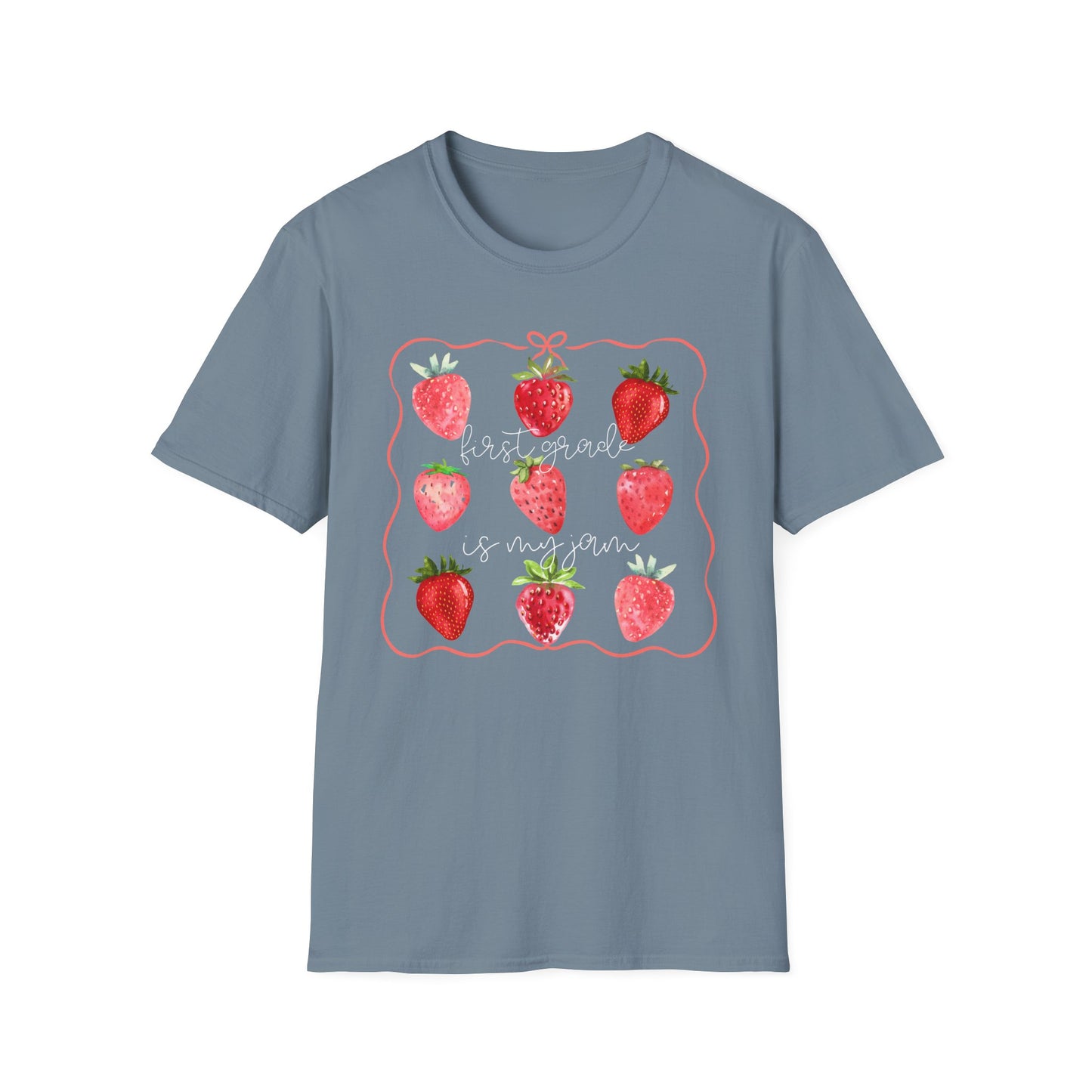 1st Grade is my Jam- Unisex Softstyle T-Shirt- Back to School
