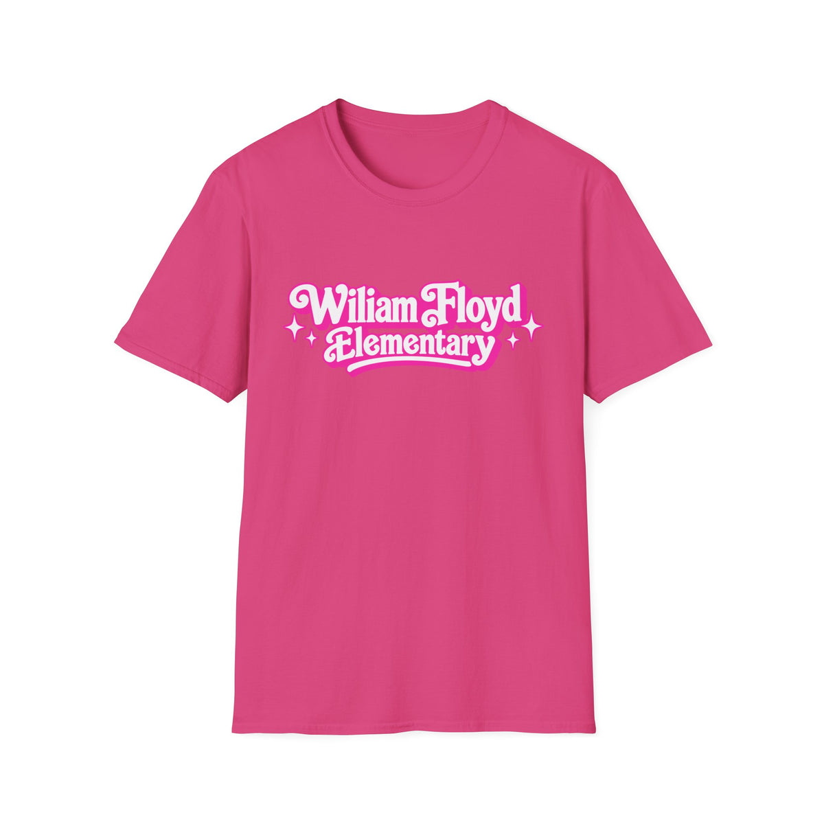 WFE Barbie (w/sparkles) -Breast Cancer Awareness Tee, Unisex Softstyle T-Shirt