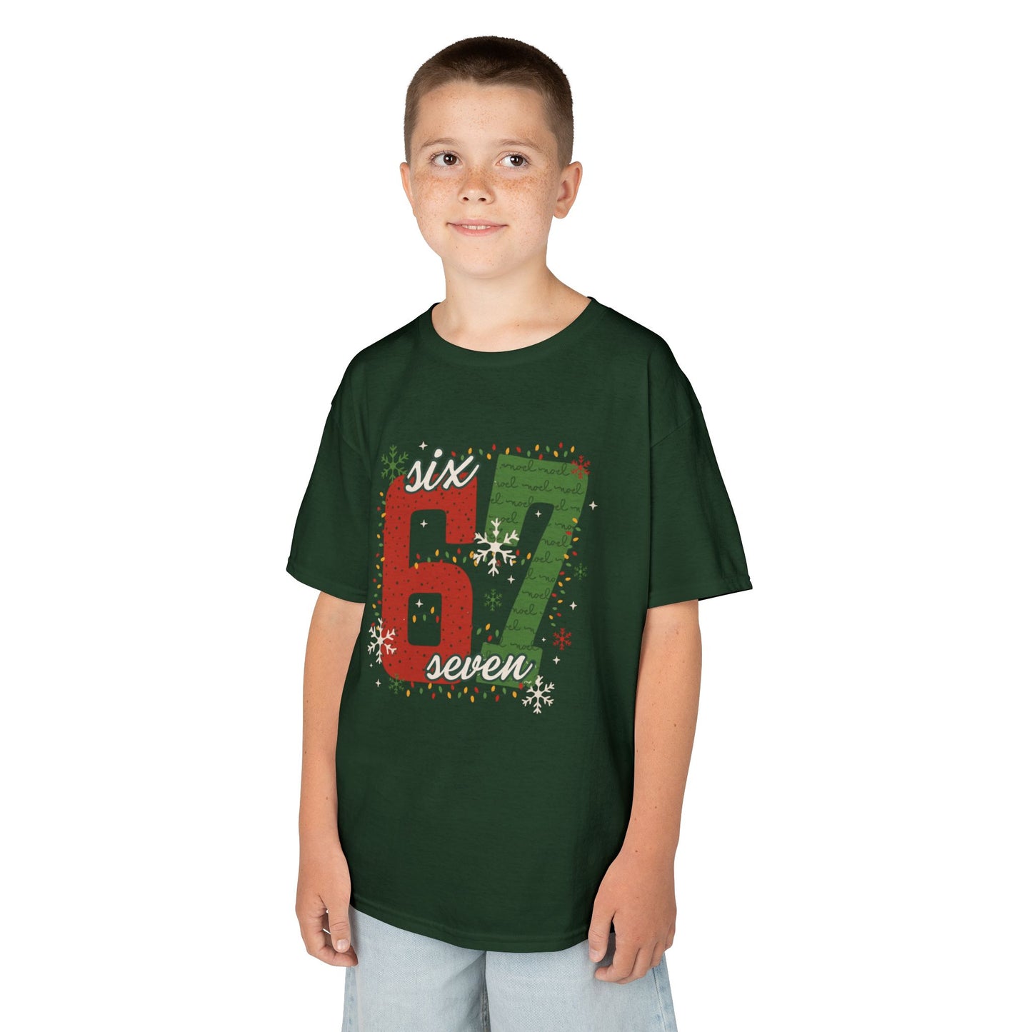 Kids '67' Christmas Number Graphic Tee — Youth- Christmas